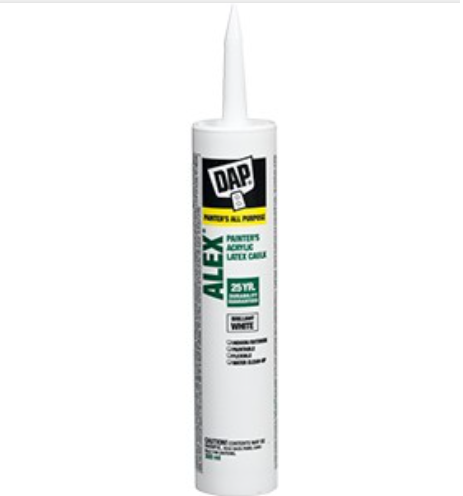 Dap 73630 300ml (10 oz.) White Alex Acrylic Latex Caulk