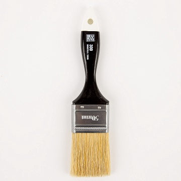 NOUR Best Quality - White Natural Bristle Wall Brush 50mm