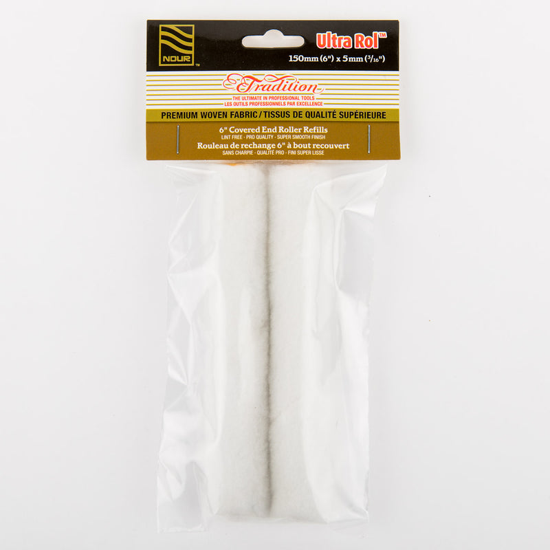 NOUR 6" x 5mm Lint Free Ultra Roll 2-Pk