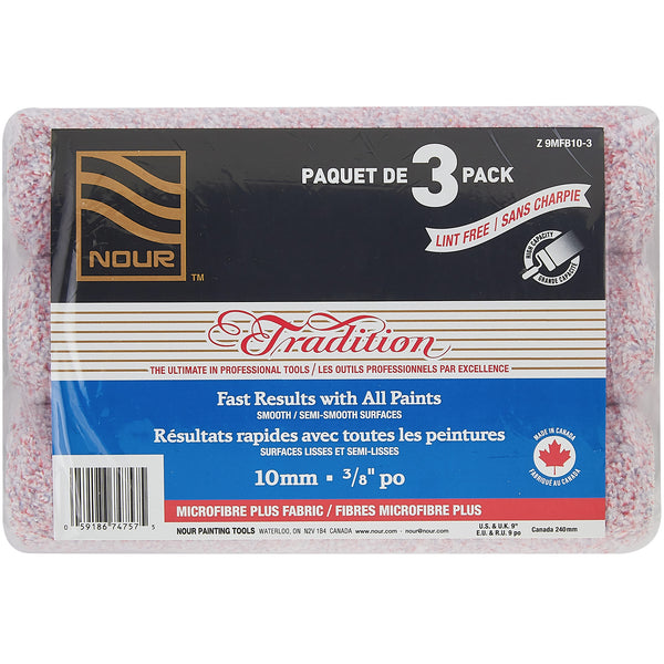 NOUR Tradition 9.5" MIcrofibre Plus 3Pk 240 x 10