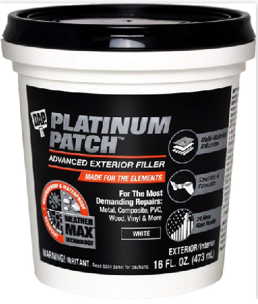 DAP 74888 946ml Platinum Patch Advanced Exterior Filler