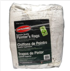 Dynamic KA2T0010 4.54kg (10Lb) Pro Quality General Purpose Painter's Rags