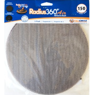 FCI MESH SD150-5 Mesh Abrasive for Radius 360 Air 150 Grit 5Pk