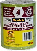 3M Green Painter's Tape 4 Pack