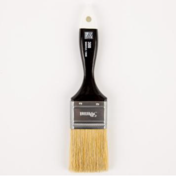 NOUR Best Quality - White Natural Bristle Wall Brush 100mm